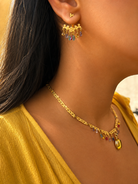 Classic Necklace Stones ‘n’ Honey Yellow’ Charm