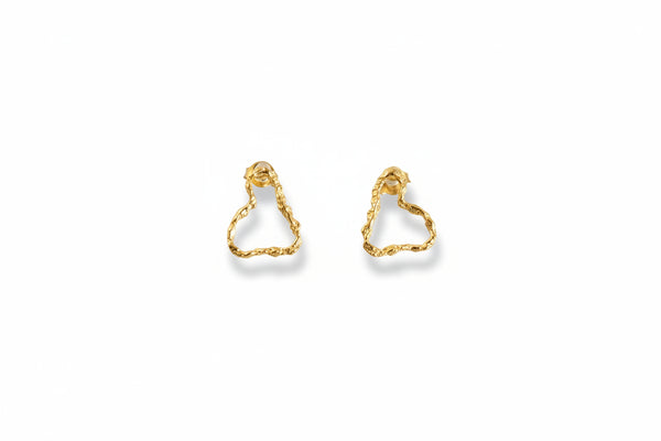 Vide Stud in Gold