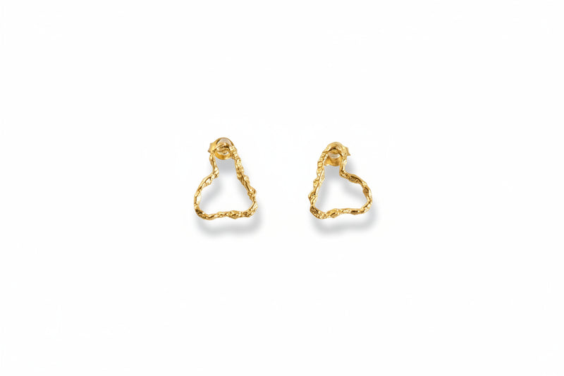 Vide Stud in Gold