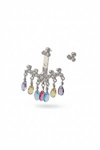 Crescent in Rhodium