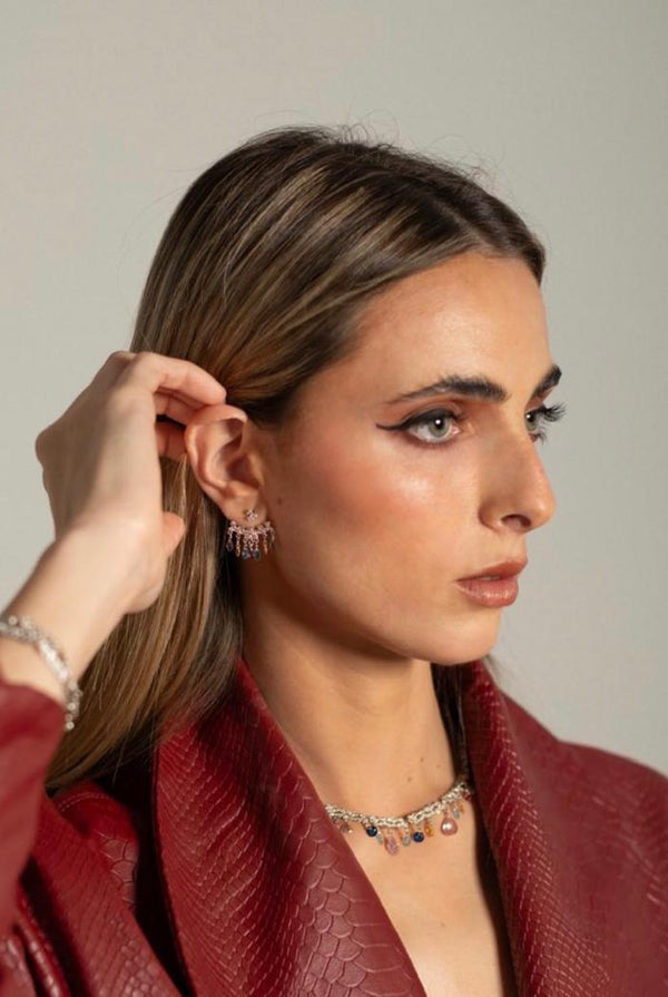 Crescent in Rhodium